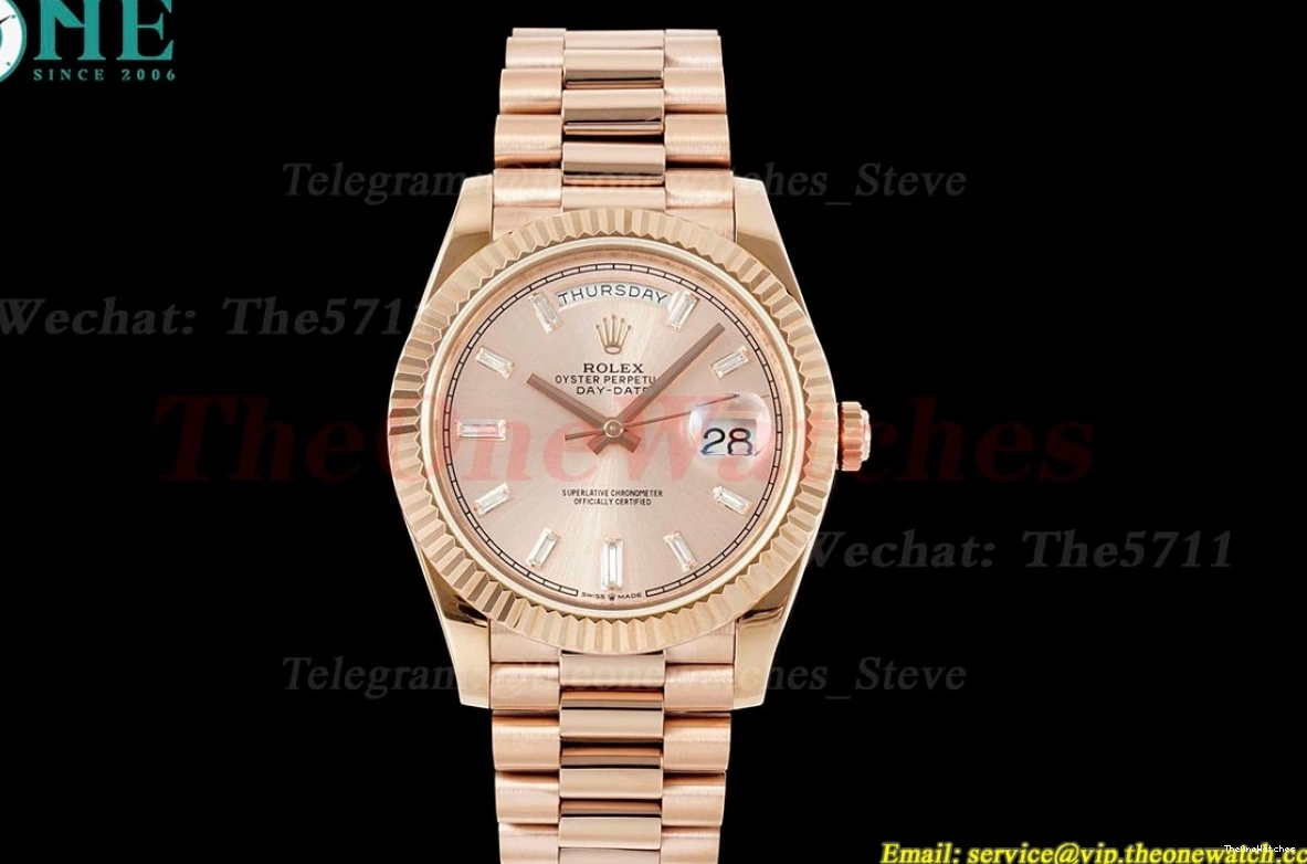 KF Dia DayDate RG Weight) 40mm Gold Rose 228235 VR3255(Gain RG 0523